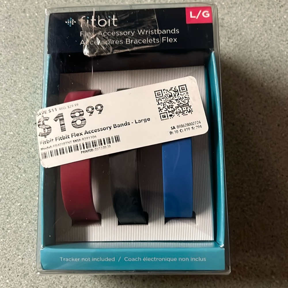 Fitbit flex size large!